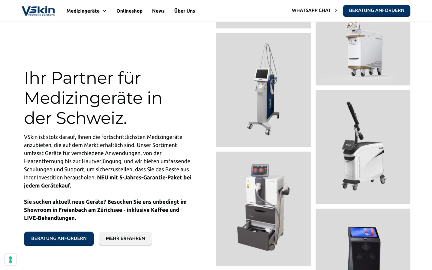 Website-Relaunch für Medizingeräte-Vertrieb