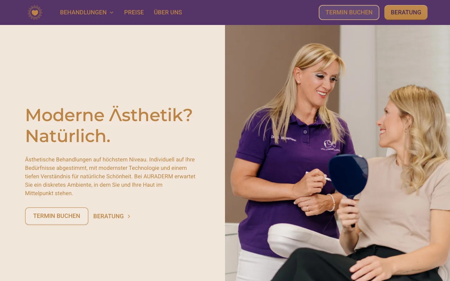 Branding & Webdesign für Ästhetik-Praxis